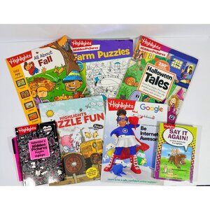 Highlights Puzzle & Activity Book Collection - Hidden Pictures Word Games Season